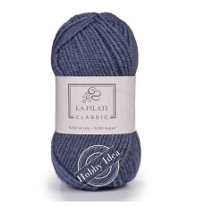 La Filati Classic 122 Серо-синий