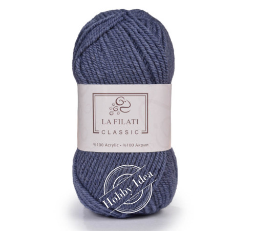 La Filati Classic 122 Серо-синий
