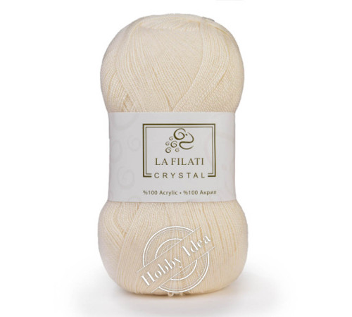 La Filati Crystal 302 Бледно-кремовый