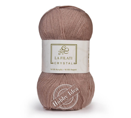 La Filati Crystal 306 Светло-коричневый