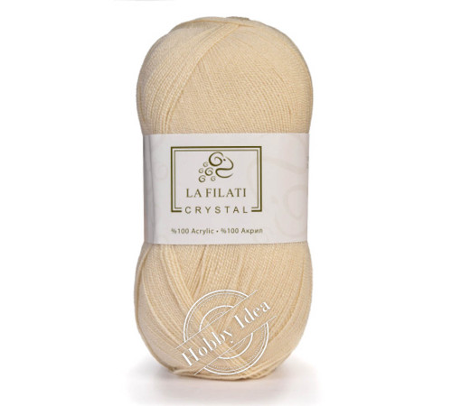 La Filati Crystal 308 Кремово-жёлтый