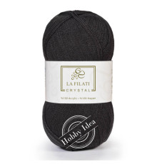 La Filati Crystal 325 Графитово-коричневый