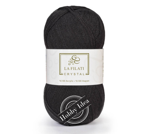 La Filati Crystal 325 Графитово-коричневый