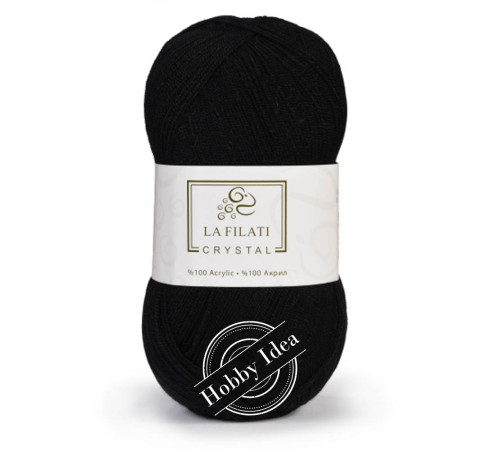 La Filati Crystal 326 Чёрный