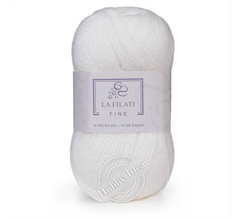 La Filati Fine 201 Белый