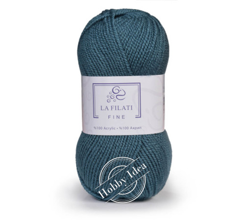 La Filati Fine 214 Блекло-лазурный