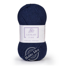 La Filati Fine 216 Тёмно-бархатно-синий