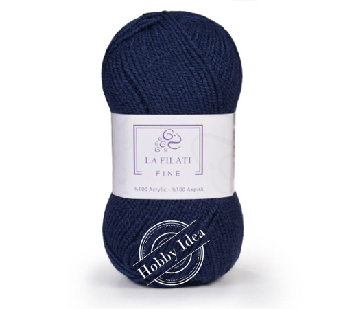 La Filati Fine 216 Тёмно-бархатно-синий