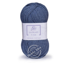 La Filati Fine 222 Серо-синий