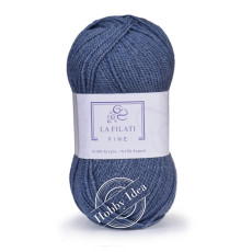 La Filati Fine 222 Серо-синий