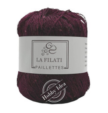 La Filati Paillettes S032 Малиновое вино