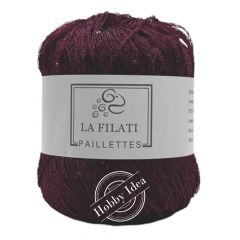 La Filati Paillettes S032 Малиновое вино