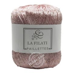 La Filati Paillettes S042 Бледно-розовый