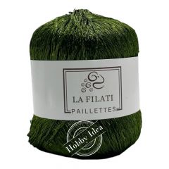 La Filati Paillettes S111 Тёмно-зелёный