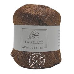 La Filati Paillettes S125 Коричневый