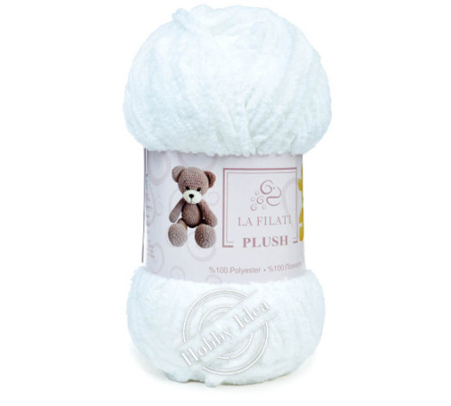 La Filati Plush 84001 Белый