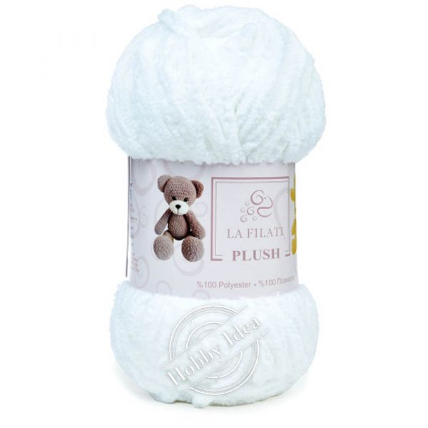 La Filati Plush 84001 Белый из категории La Filati Plush
