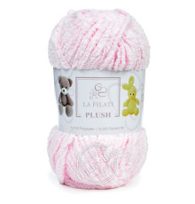 La Filati Plush 84003 Бело-розовый