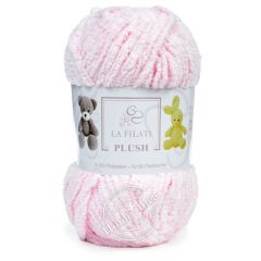 La Filati Plush 84003 Бело-розовый