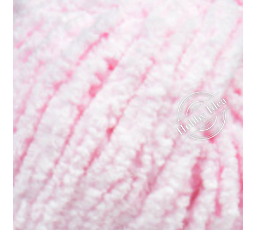 La Filati Plush 84003 Бело-розовый