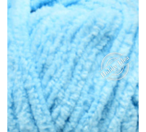 La Filati Plush 84006 Бело-голубой