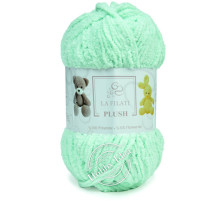 La Filati Plush 84007 Бело-мятный