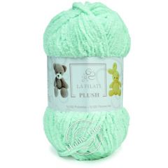La Filati Plush 84007 Бело-мятный