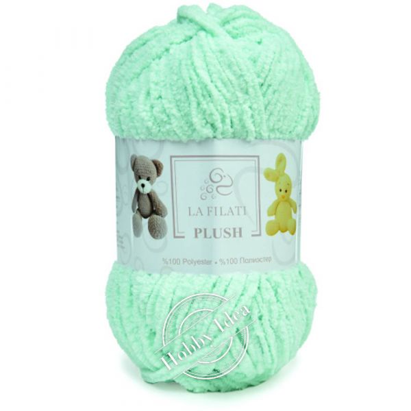 La Filati Plush 84007 Бело-мятный из категории La Filati Plush