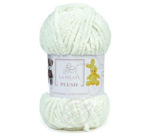 La Filati Plush 84008 Светло-бело-фисташковый