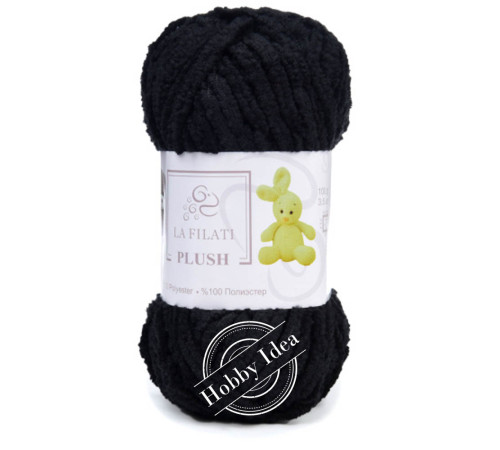 La Filati Plush 84011 Чёрный