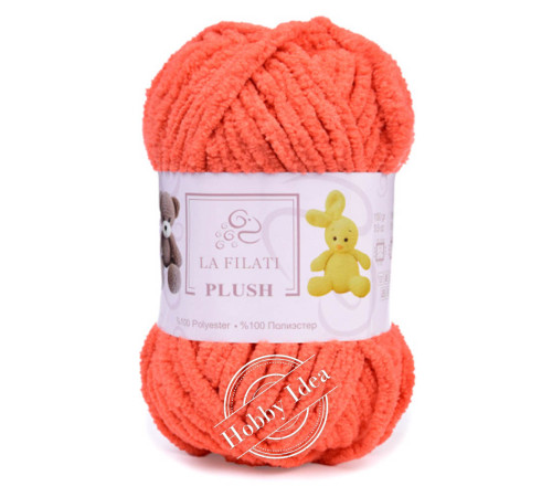 La Filati Plush 84012 Ярко-лососевый