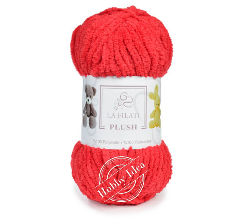 La Filati Plush 84018 Алый