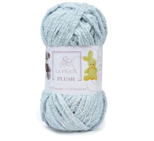 La Filati Plush 84025 Бело-бледно-голубой