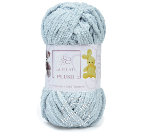 La Filati Plush 84025 Бело-бледно-голубой