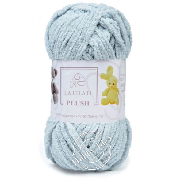 La Filati Plush 84025 Бело-бледно-голубой из категории La Filati Plush