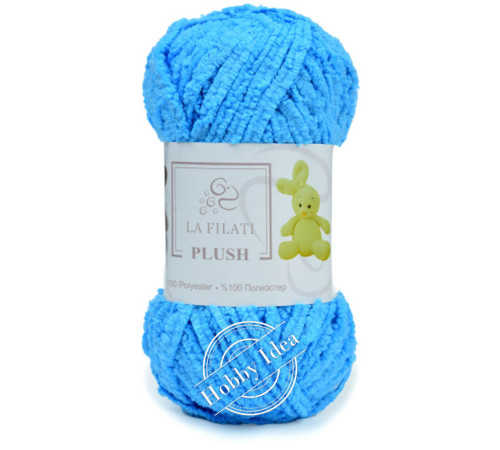 La Filati Plush 84026 Ярко-голубой