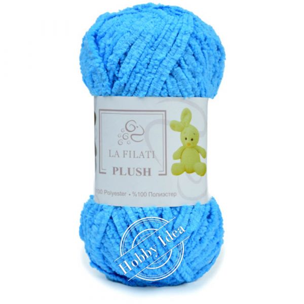 La Filati Plush 84026 Ярко-голубой из категории La Filati Plush