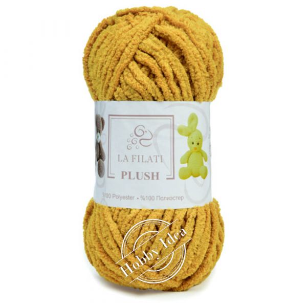 La Filati Plush 84030 Оранжево-горчичный из категории La Filati Plush