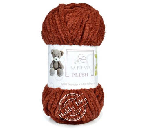 La Filati Plush 84070 Ярко-терракотовый