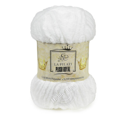 La Filati Plush Royal 01 Белый