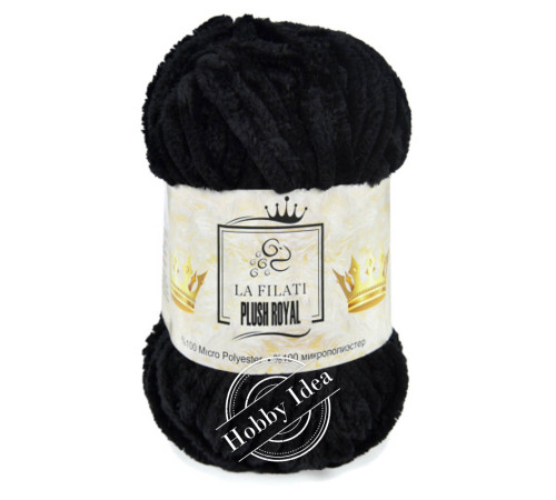 La Filati Plush Royal 14 Чёрный