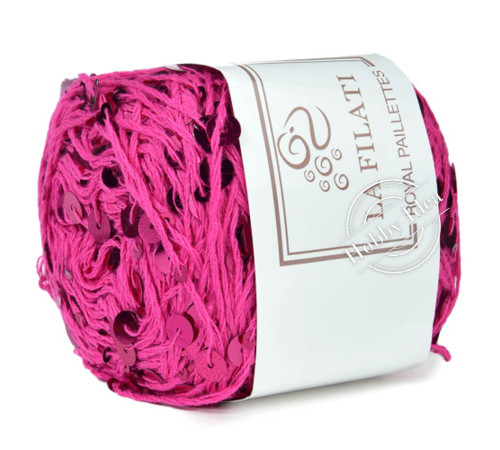 La Filati Royal Paillettes 001 Ярко-розовый 
