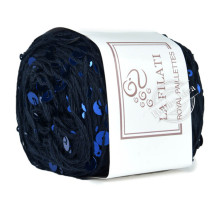 La Filati Royal Paillettes 005 Тёмно-синий 