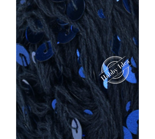 La Filati Royal Paillettes 005 Тёмно-синий 
