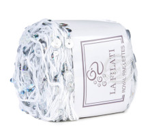 La Filati Royal Paillettes 012 Белая