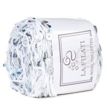 La Filati Royal Paillettes 012 Белая