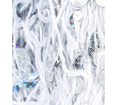 La Filati Royal Paillettes 012 Белая