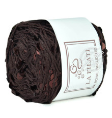 La Filati Royal Paillettes 026 Коричневая