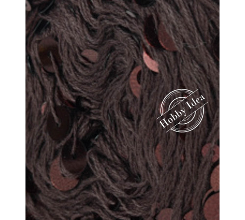 La Filati Royal Paillettes 026 Коричневая