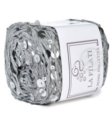 La Filati Royal Paillettes 104 Серая 